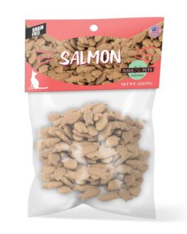 Nava Pets Wild Salmon Grain-Free Cat Treats – 2OZ