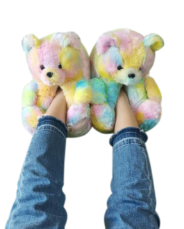 Teddy bear slippers 2021